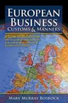 Hardcover European Business Customs & Manners: A Country-By-Country Guide Book