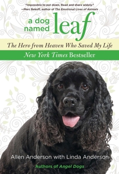 Paperback Dog Named Leaf: The Hero from Heaven Who Saved My Life Book