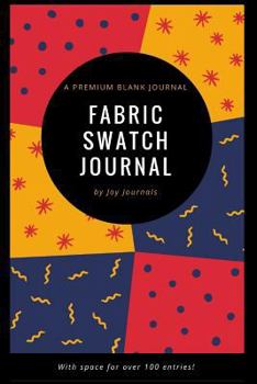 Paperback Blank Fabric Swatch Journal Book