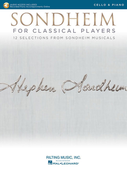Misc. Sondheim for Classical Players: Cello and Piano with Online Accompaniments Book