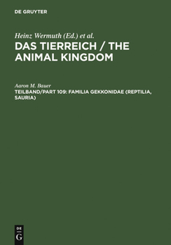 Hardcover Familia Gekkonidae (Reptilia, Sauria). Part I: Australia and Oceania [German] Book