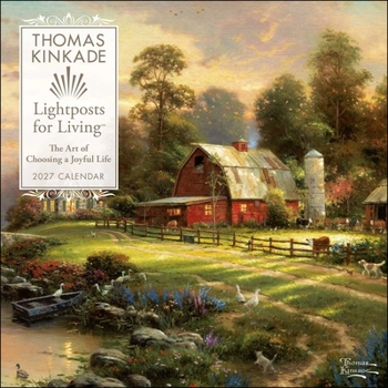 Calendar Thomas Kinkade Lightposts for Living 2027 Wall Calendar Book
