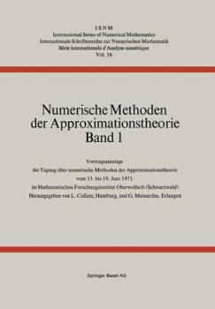 Paperback Numerische Methoden Der Approximationstheorie: Band 1 [German] Book