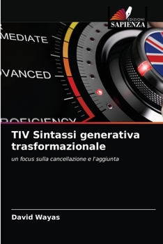 Paperback TIV Sintassi generativa trasformazionale [Italian] Book