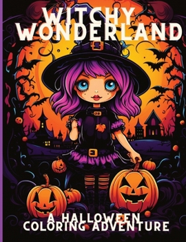 Paperback Witchy Wonderland: A Halloween Coloring Adventure Book