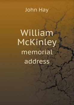 Paperback William McKinley memorial address Book