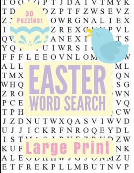Paperback Easter Large Print Word Search [Large Print] Book