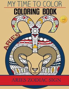 Paperback Aries Zodiac Sign - Adult Coloring Book