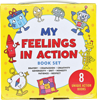 Hardcover My Feelings in Action (8 Books to Help Your Child Process Their Emotions; (Bravery, Compassion, Creativity, Generosity, Grit, Honesty, Patience, Respe Book