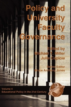 Policy and University Faculty Governance (Hc)