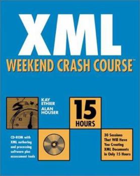 Paperback XML Weekend Crash Course [With CDROM] Book