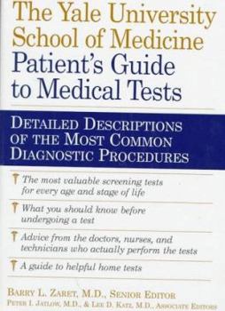 Hardcover The Patient's Guide to Medical Tests Book