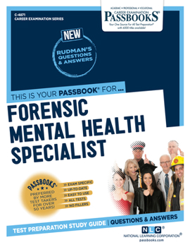 Paperback Forensic Mental Health Specialist (C-4871): Passbooks Study Guide Volume 4871 Book