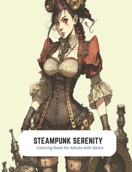 Paperback Steampunk Serenity: Coloring Book for Adults with Gears Book