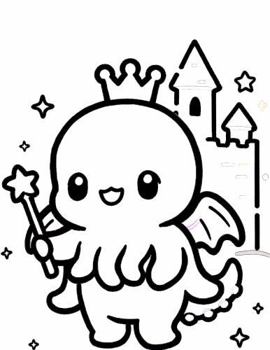 Baby Cthulhu's Fairy Tales Coloring Book: Castles, Fairies & Magical Worlds (Baby Cthulhu's Coloring Adventures Series)