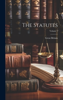 Hardcover The Statutes; Volume 2 Book