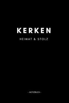 Kerken: Notizblock A5 120 Seiten | Punktraster | Notizbuch für deine Stadt (German Edition)