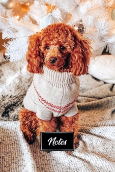 Paperback Poodle Dog Pup Puppy Doggie Notebook Bullet Journal Diary Composition Book Notepad - Christmas Sweater: Cute Animal Pet Owner Composition Book with 10 Book