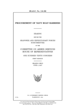 Paperback Procurement of Navy boat barriers Book