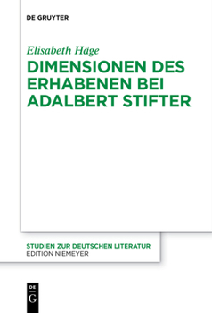 Paperback Dimensionen Des Erhabenen Bei Adalbert Stifter [German] Book