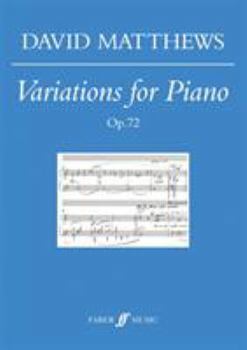 Paperback Variations for Piano Book