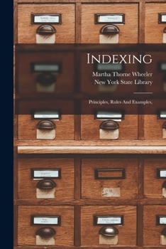 Paperback Indexing: Principles, Rules And Examples, Book