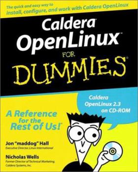 Paperback Caldera Openlinux for Dummies [With CDROM] Book