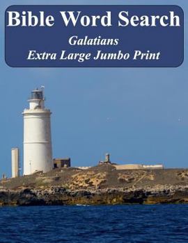 Paperback Bible Word Search Galatians: King James Version Extra Large Jumbo Print Book