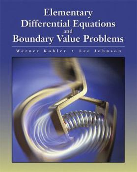 Hardcover Elementary Differential Equations with Boundary Value Problems Book