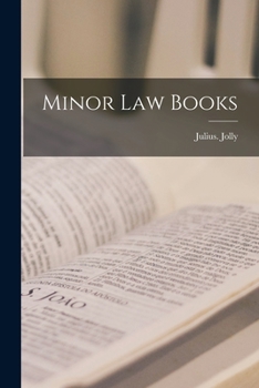 Paperback Minor Law Books Book