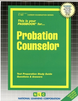 Spiral-bound Probation Counselor: Passbooks Study Guide Book