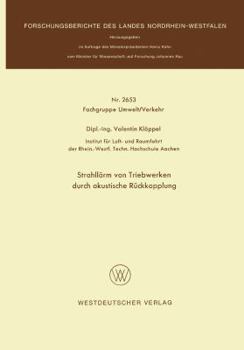 Paperback Strahllärm Von Triebwerken Durch Akustische Rückkopplung [German] Book