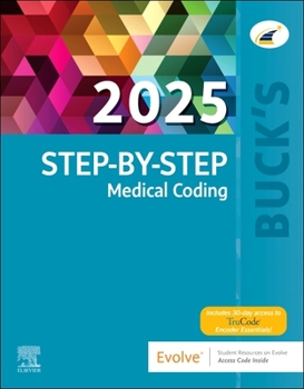 Hardcover Buck's Step-By-Step Medical Coding, 2025 Edition Book