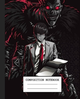 Notebook: Anime Death Note Soft Glossy Cover Graph Paper Pages Book 7.5 x 9.25 Inches 110 Pages