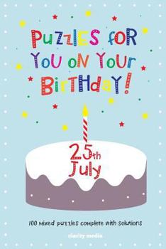 Paperback Puzzles for you on your Birthday - 25th July Book
