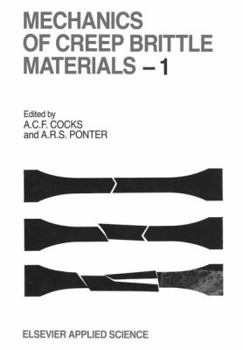 Paperback Mechanics of Creep Brittle Materials 1 Book