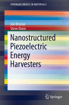 Paperback Nanostructured Piezoelectric Energy Harvesters Book