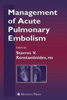 Hardcover Management of Acute Pulmonary Embolism Book