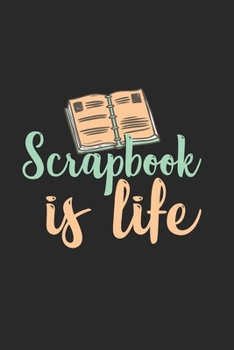 Paperback Scrapbooking Notebook: Diary Journal 6x9 inches with 120 Dot Grid Pages Book