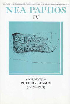 Paperback NEA Paphos IV: Pottery Stamps (1975-1989) Book
