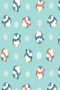 Notes: Cute Penguins / Medium Size Notebook with Lined Interior, Page Number and Daily Entry Ideal for Organization, Taking Notes, Journal, Diary, Daily Planner