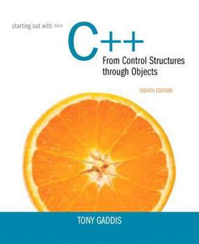 Paperback Starting Out with C++ from Control Structures to Objects Book