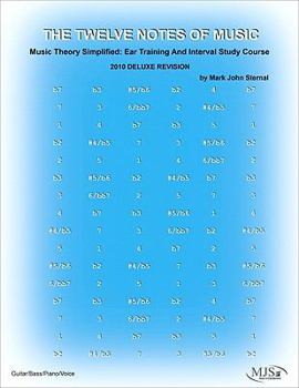 Paperback The 12 Notes of Music: Music Theory Simplified: Ear Training and Interval Study Course Book