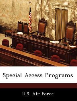 Paperback Special Access Programs Book