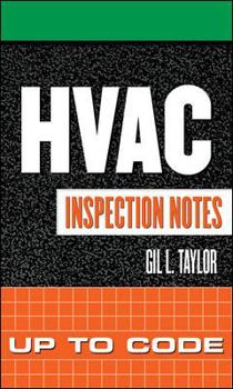 Paperback HVAC Inspection Notes: Up to Code Book