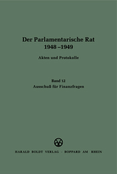 Hardcover Ausschuß Für Finanzfragen [German] Book