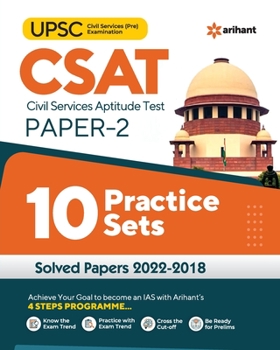 Paperback 10 Practice Sets UPSC CSAT Civil Services Aptitude Test Paper 2 2023 Book