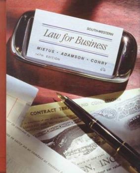 Hardcover Law for Business Book