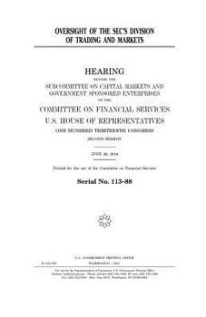 Oversight of the SEC’s Division of Trading and Markets