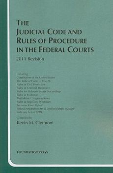 Paperback The Judicial Code and Rules of Procedure in the Federal Courts, 2011 Book